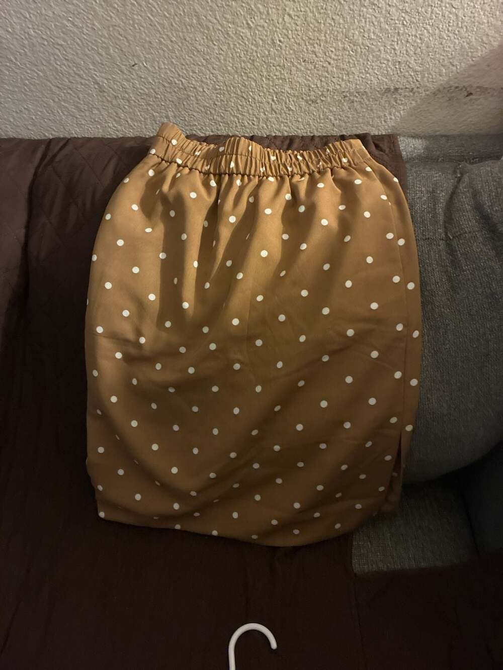 J.Crew Polka Dot Elastic Waist Midi Skirt
